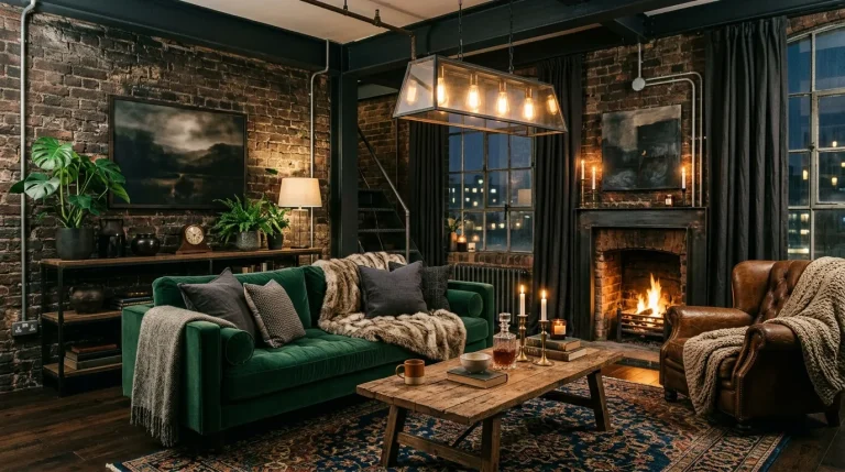 moody industrial decor