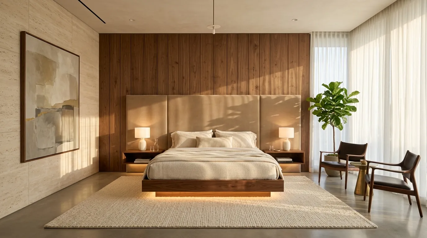 Floating Platform Bed