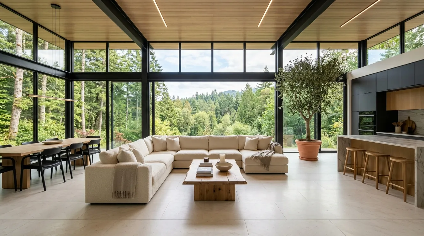 Floor-To-Ceiling Glass