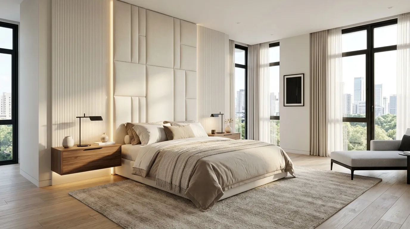 Floor-To-Ceiling Headboard
