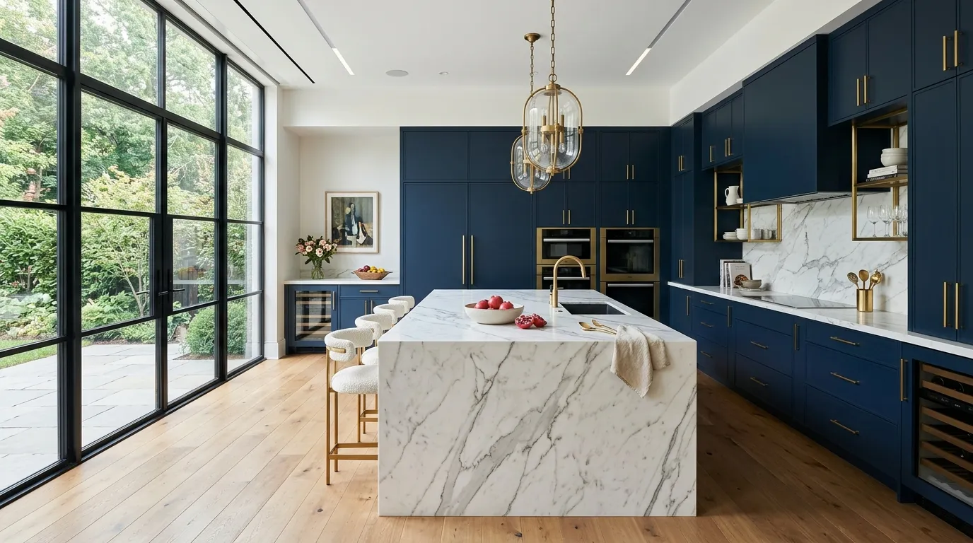 Midnight Blue Cabinetry