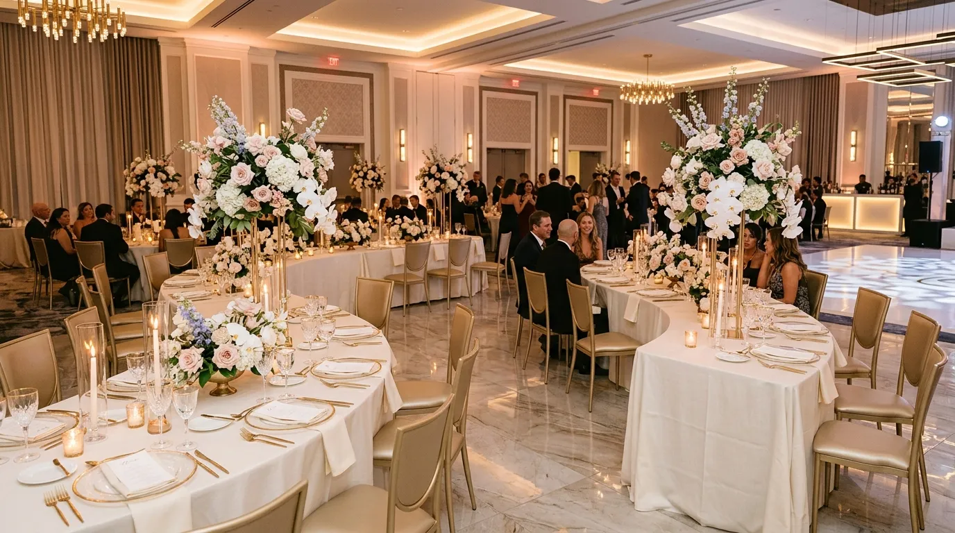Curved Guest Tables