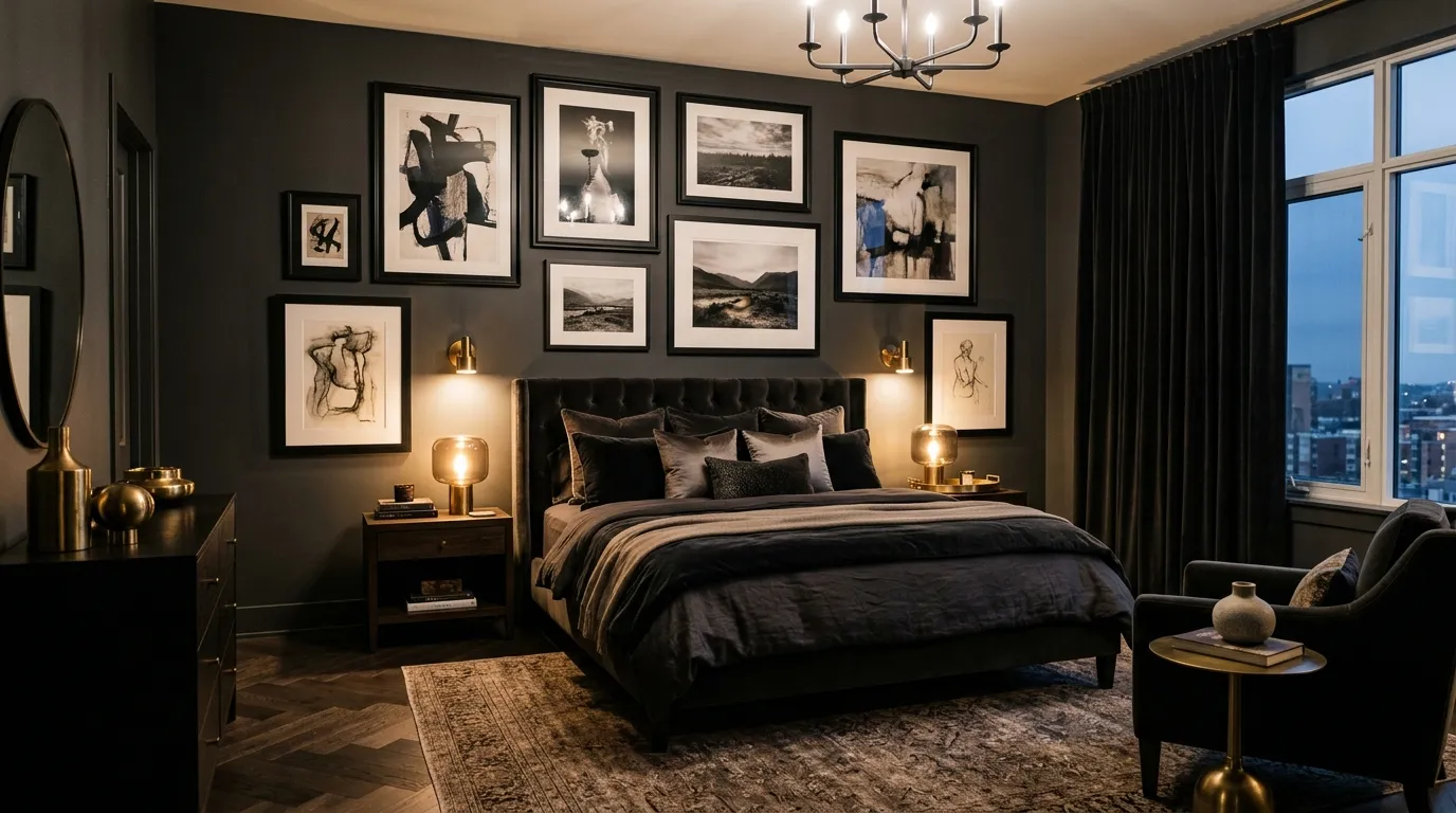 Moody Gallery Wall