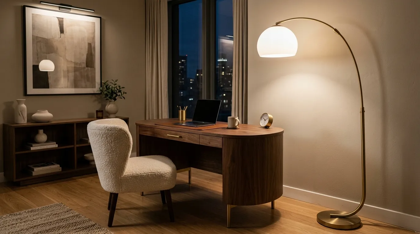 Sculptural Lighting Corner