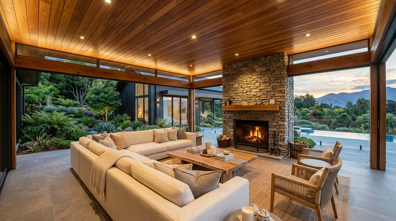 Teak Wood Ceiling