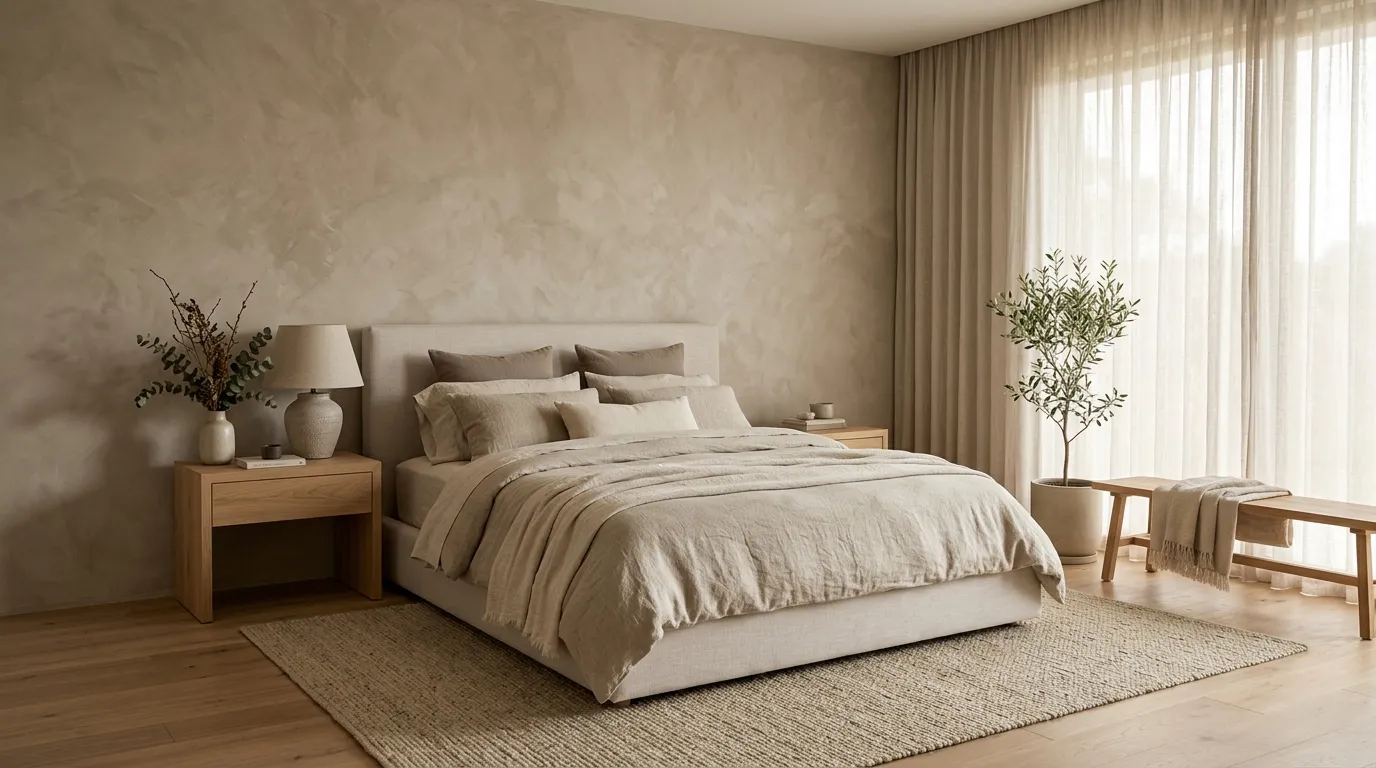 Textured Limewash Finish