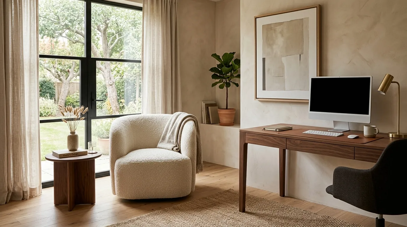 Boucle Accent Chair