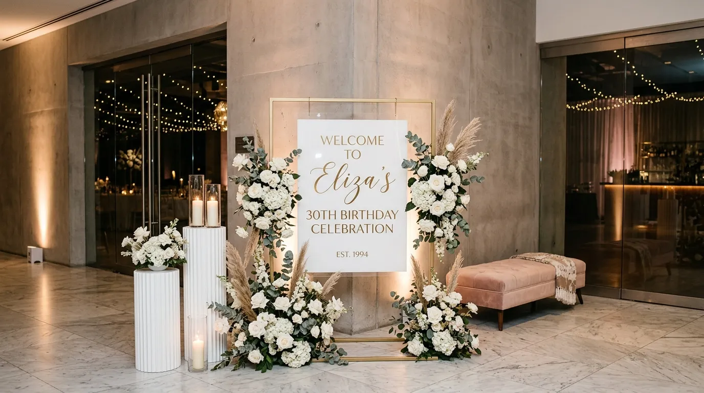 Acrylic Welcome Display