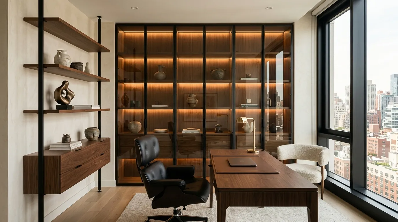 Bronze Glass Cabinet