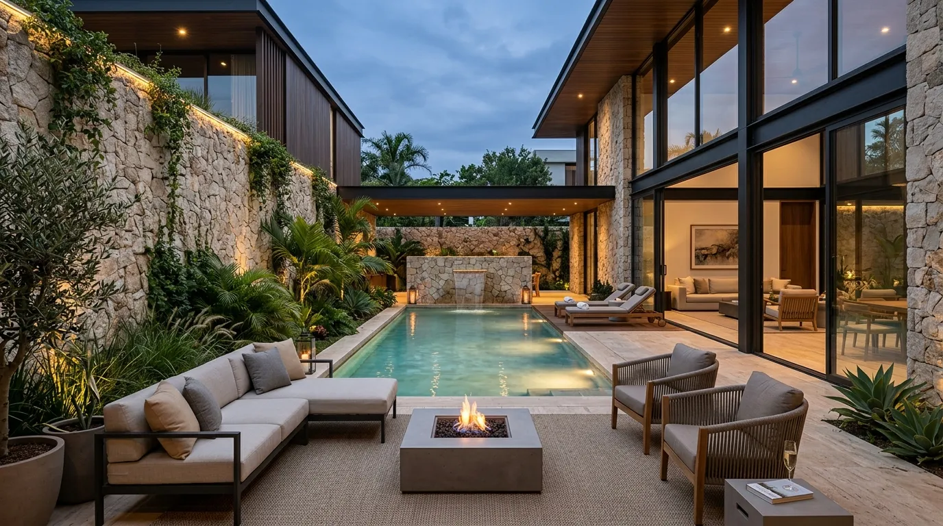 Courtyard Pool Design