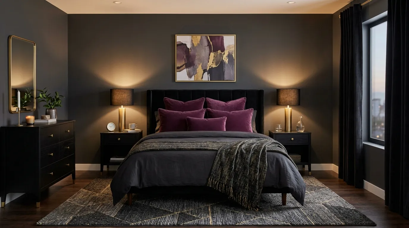Deep Plum Accents