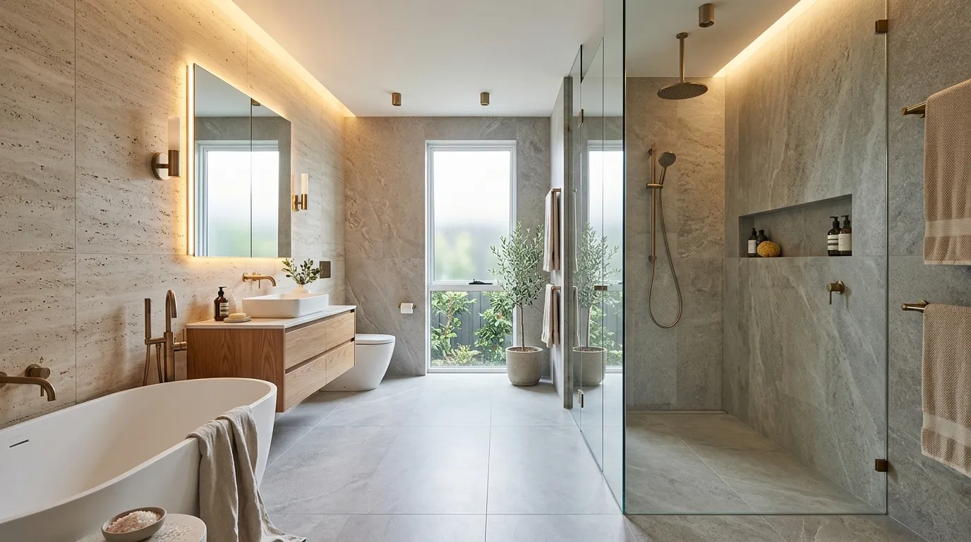 Frameless Glass Shower