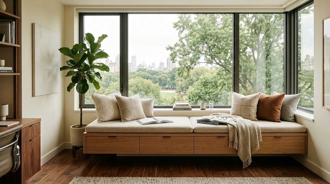 Floating Window Bench