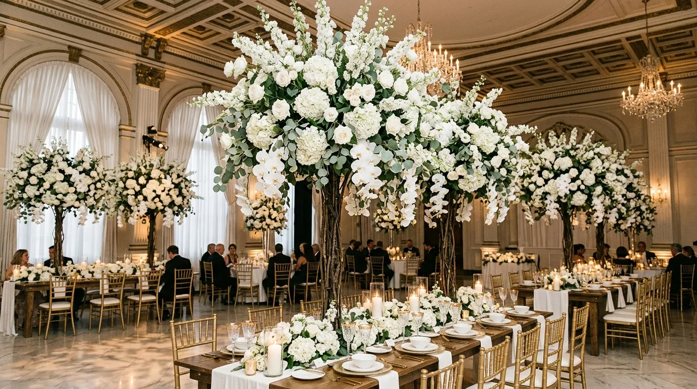 Oversized Centerpiece Trees