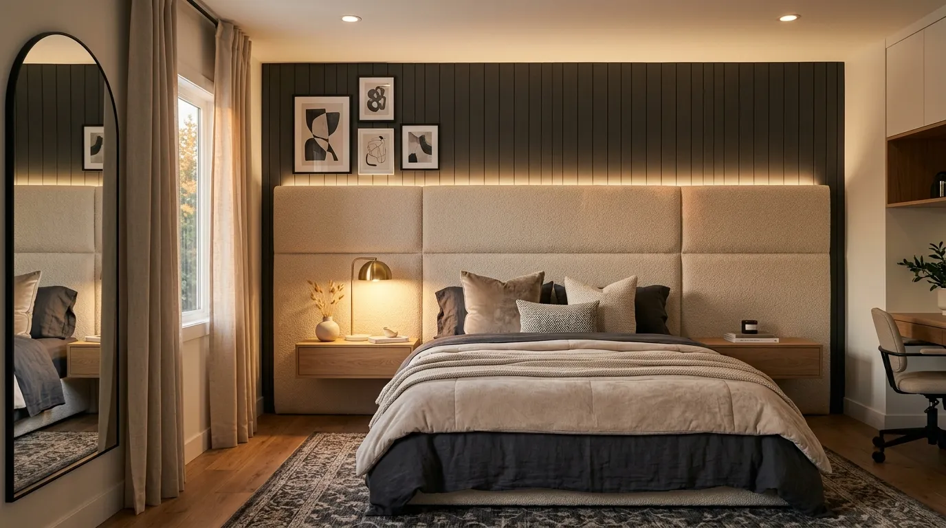 Backlit Headboard Wall