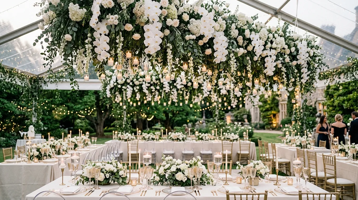 Floral Ceiling Installation