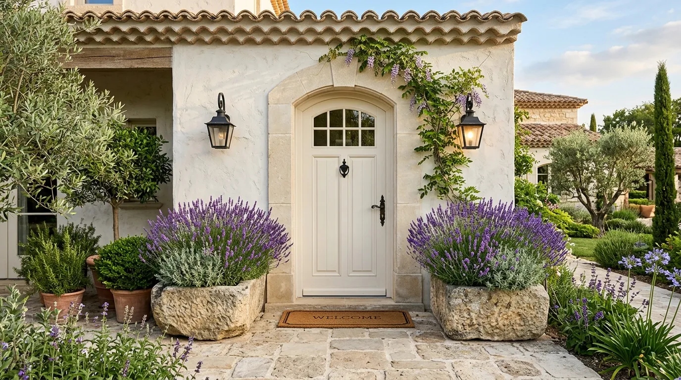 Lavender Porch Pots