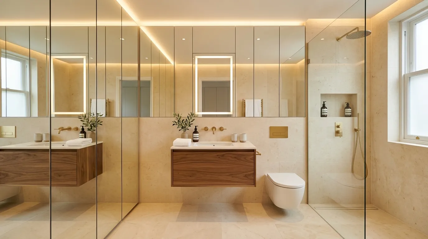 Mirrored Storage Panels