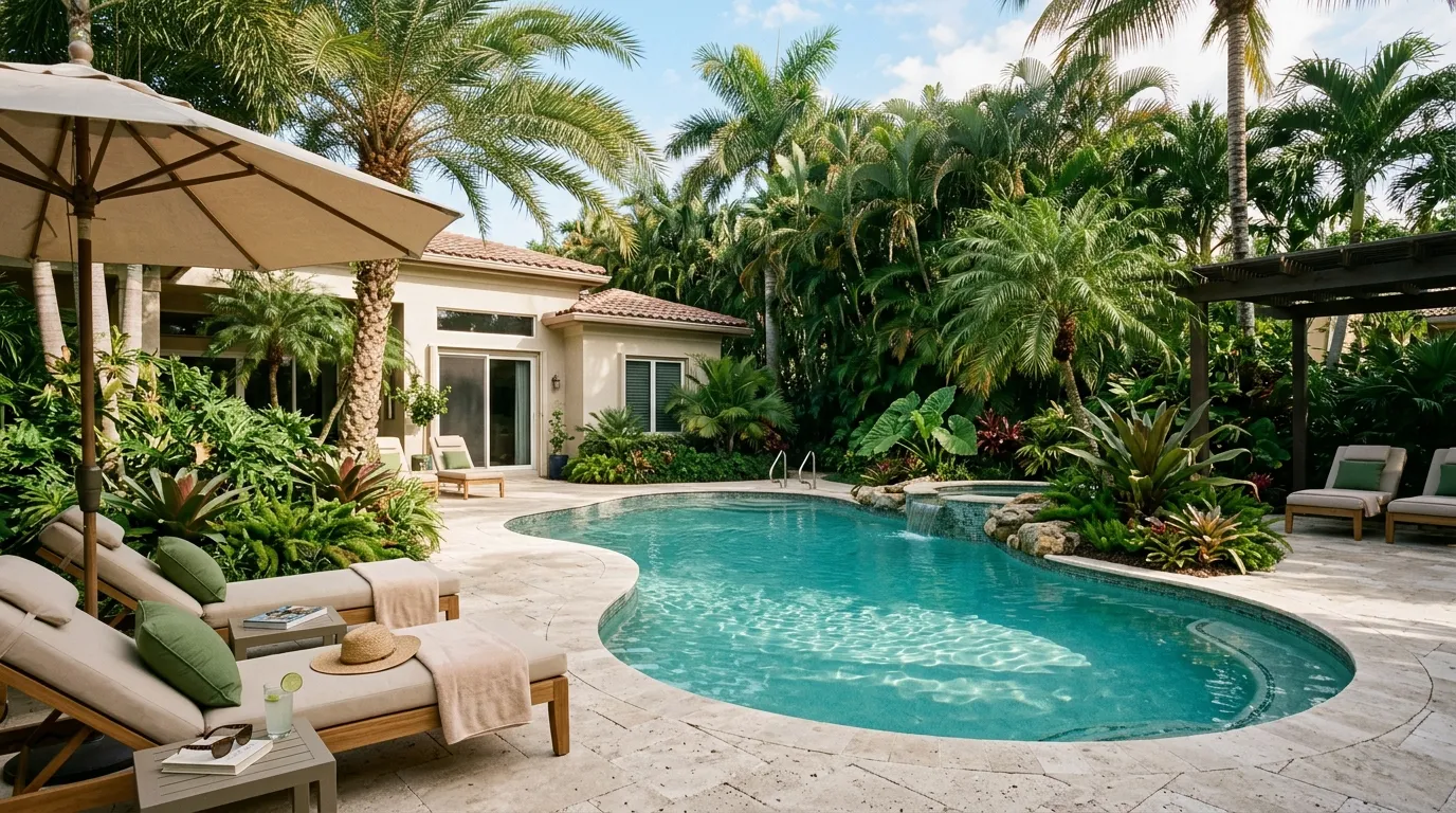 Tropical Palm Retreat