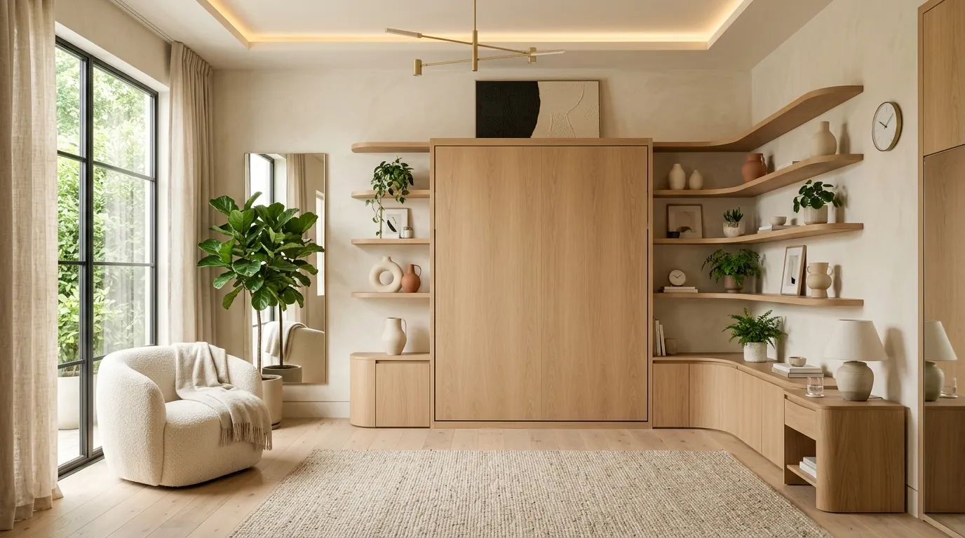 Curved Corner Shelves