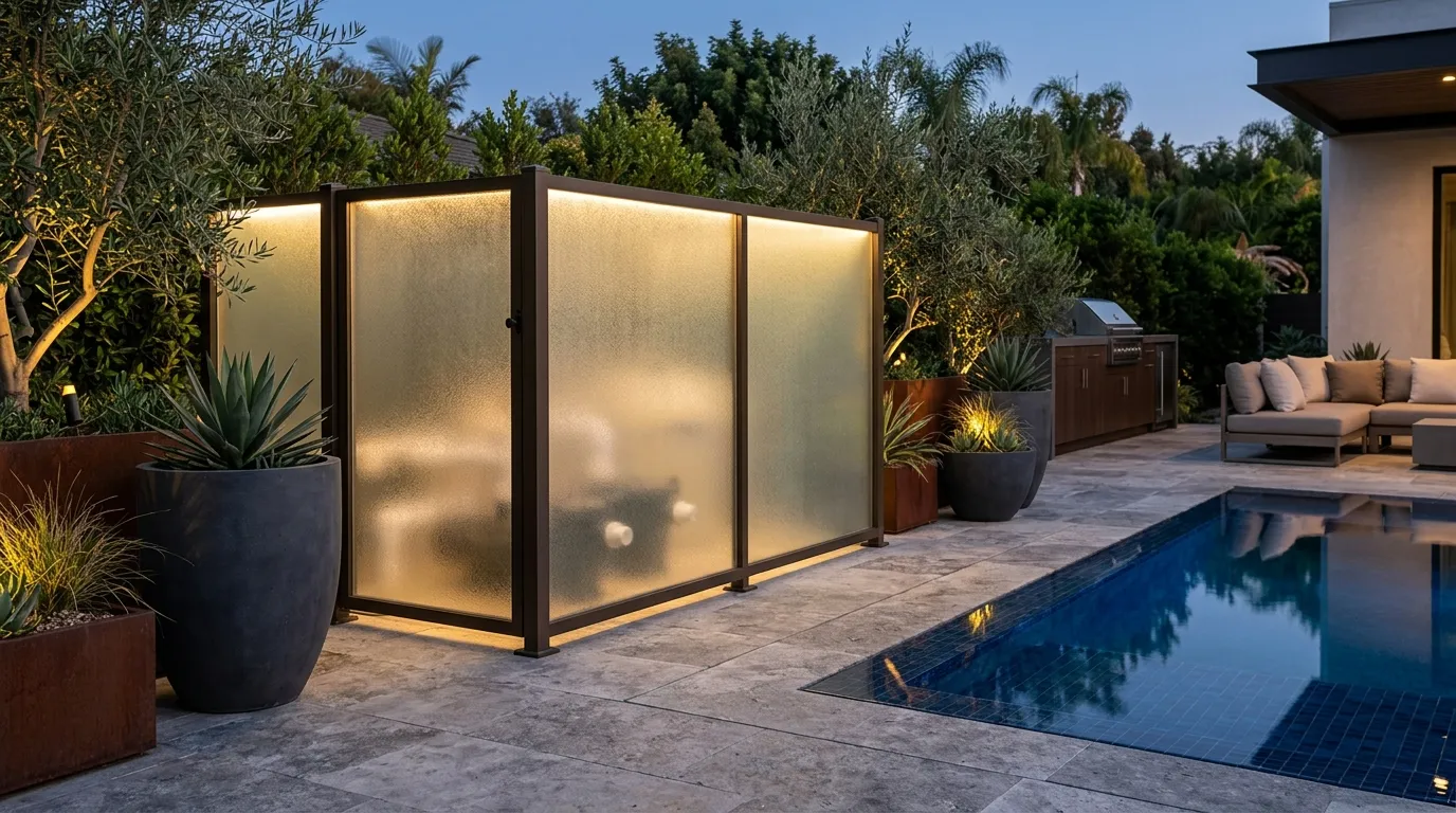 Illuminated Glass Screen