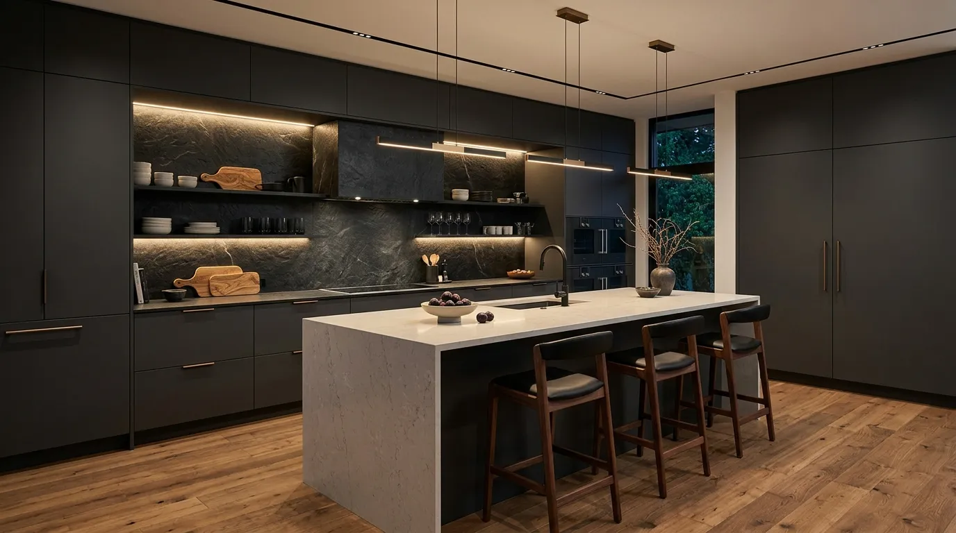 Matte Black Stone