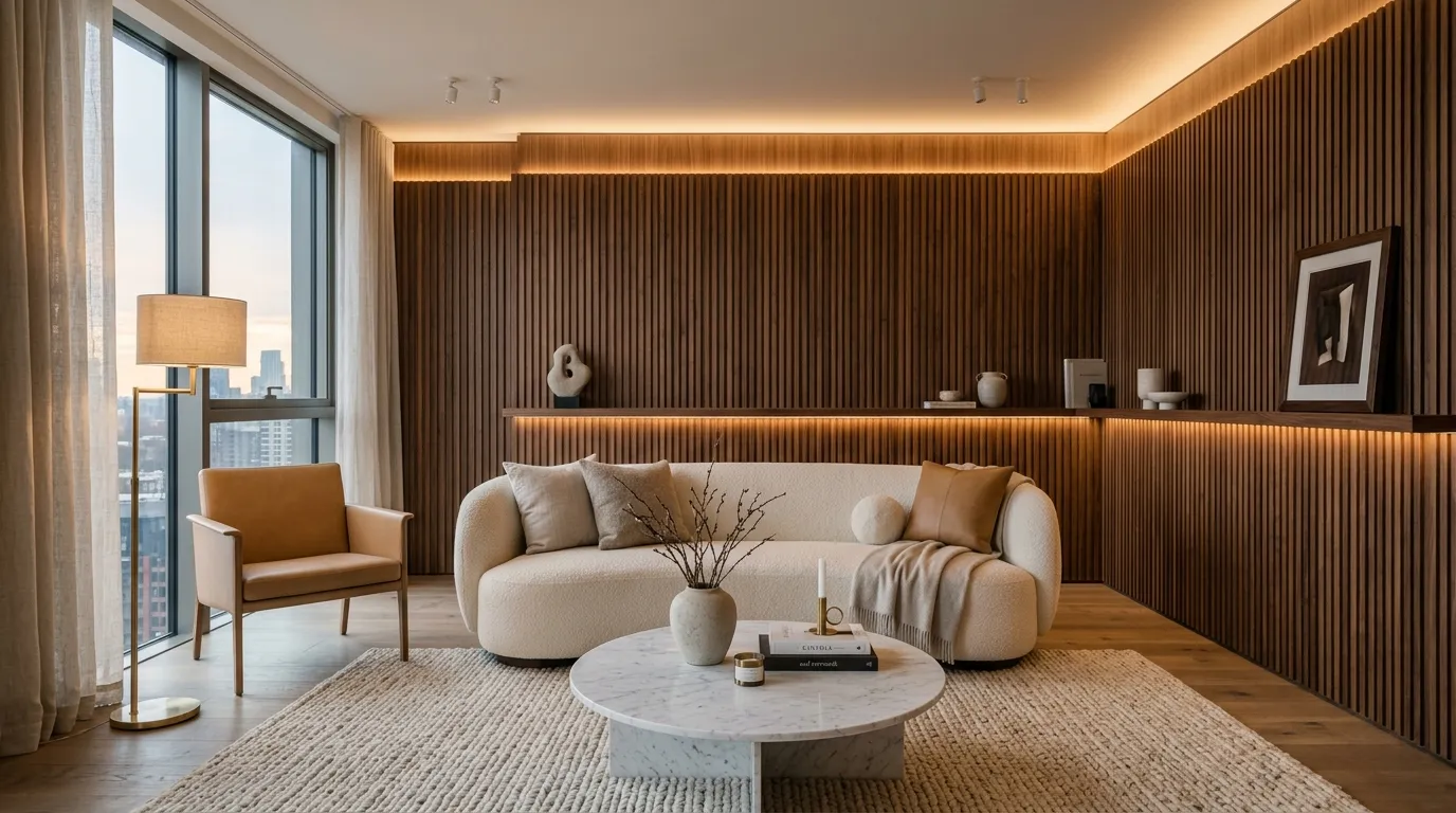 Ribbed Wood Panels
