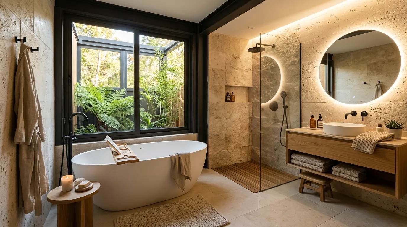 Spa-Inspired Bathroom