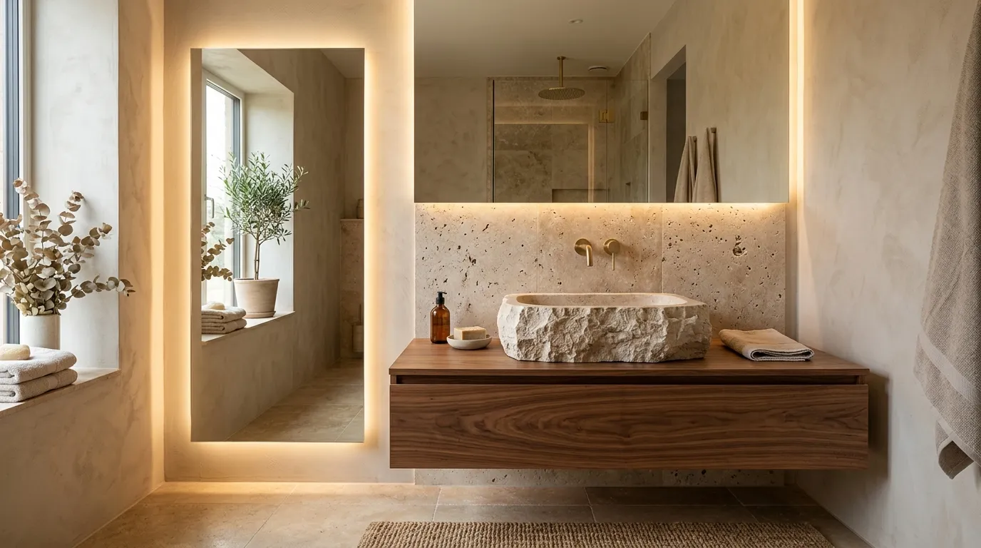 Textured Stone Basin