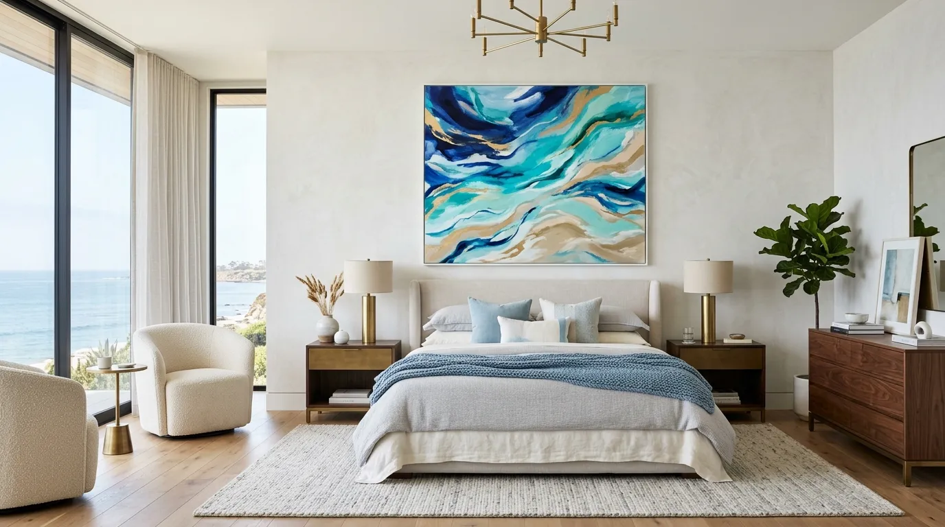 Oversized Coastal Artwork