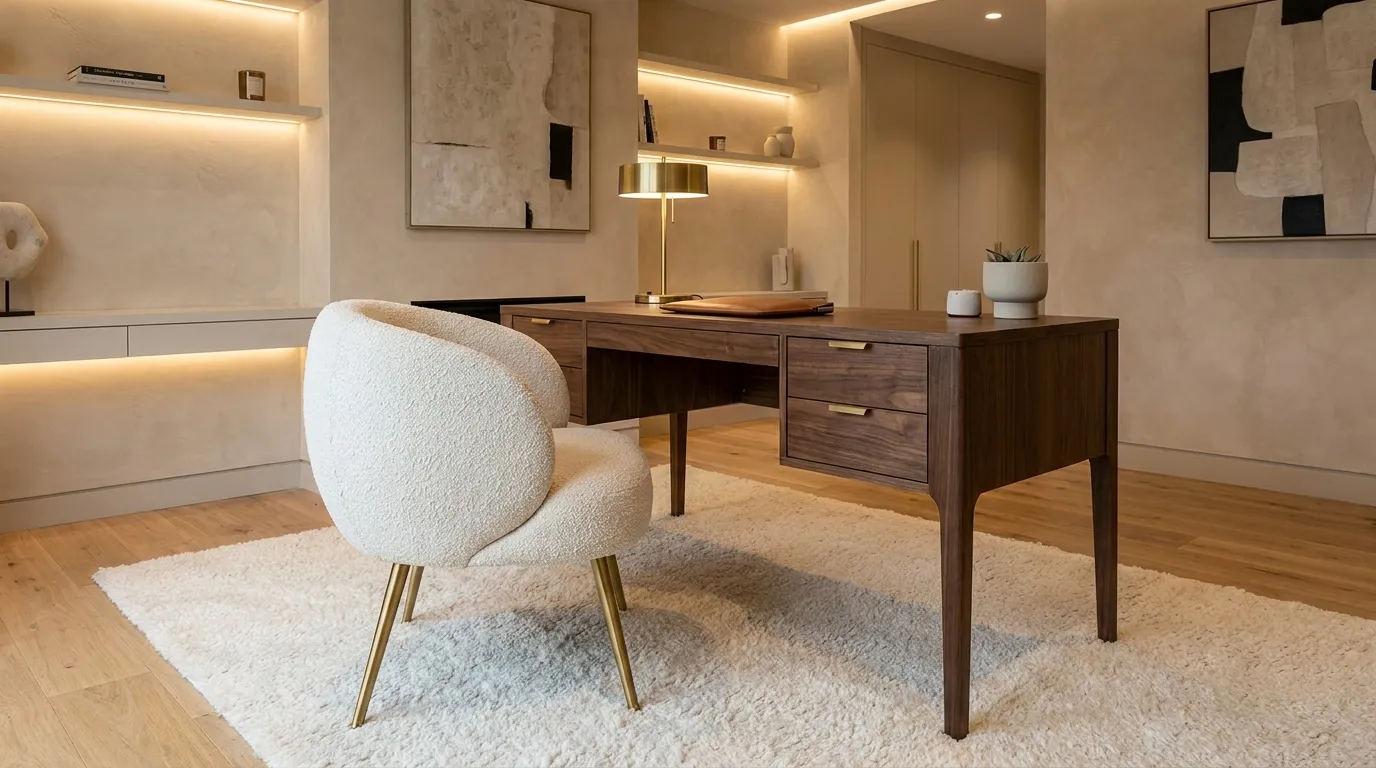 Sculptural Desk Chair