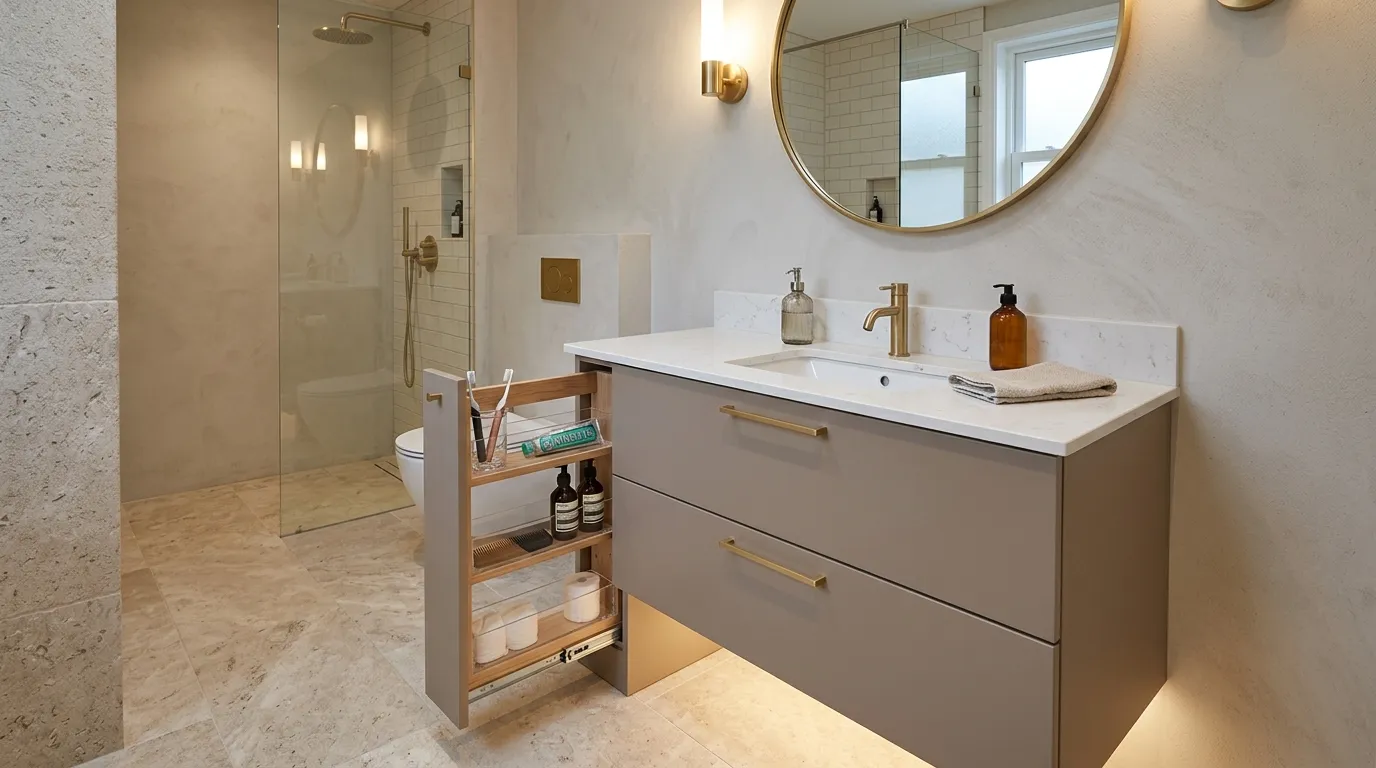 Slim Pull-Out Cabinet