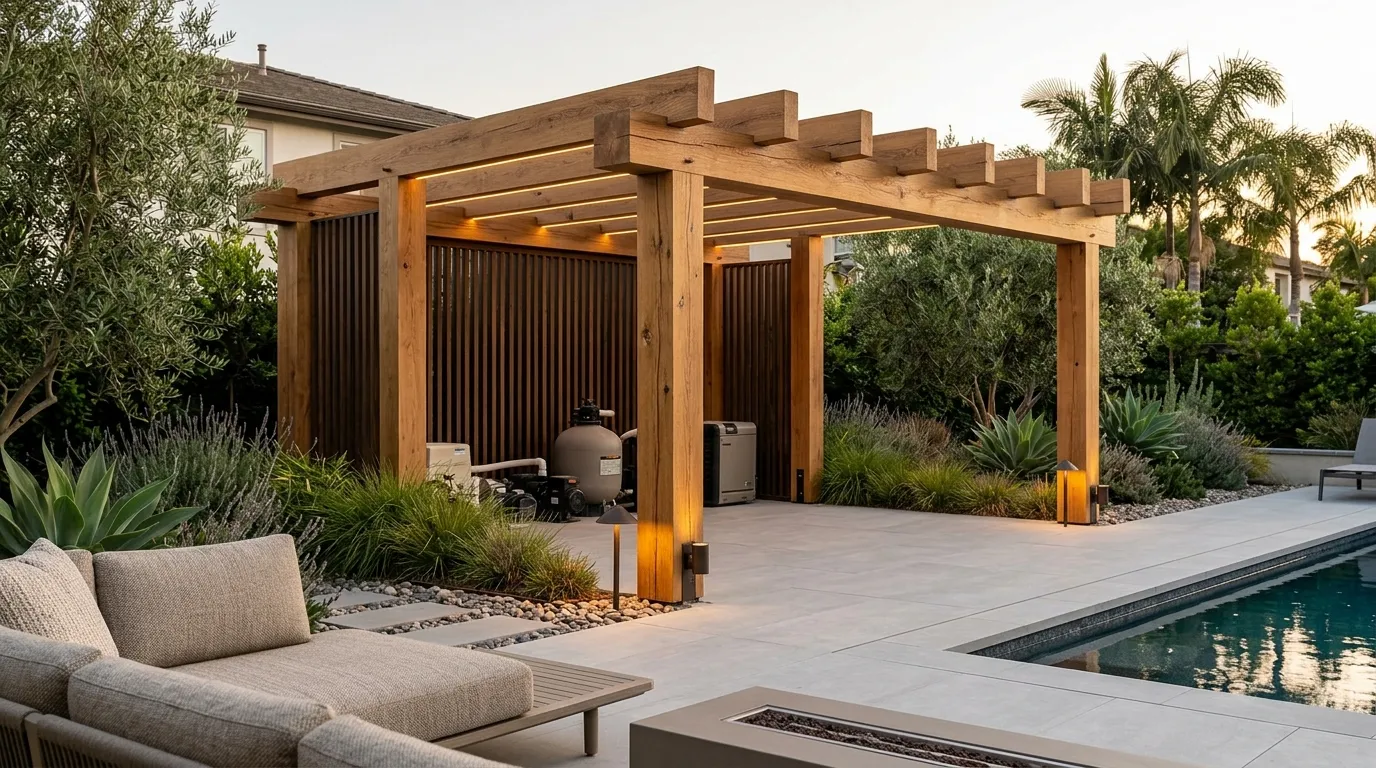 Timber Pergola Enclosure
