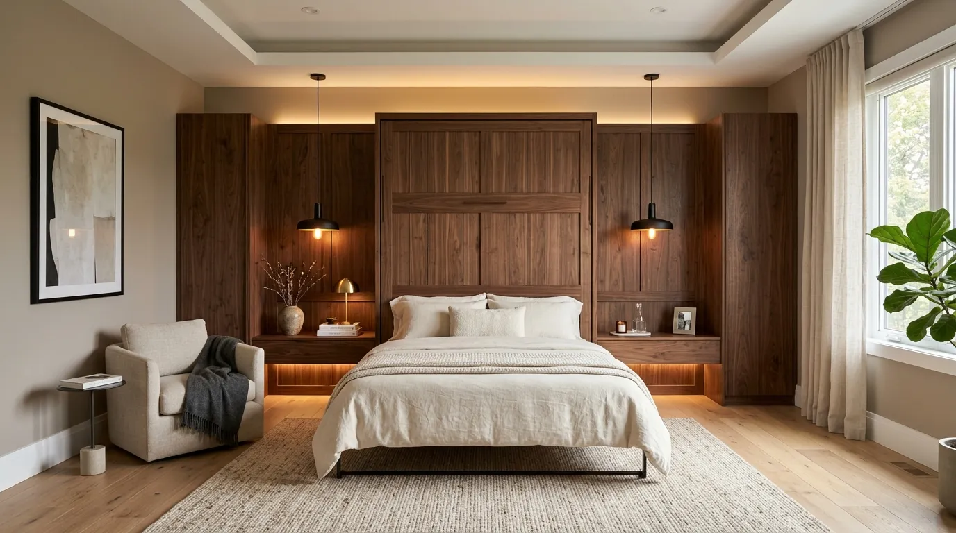 Warm Walnut Panels