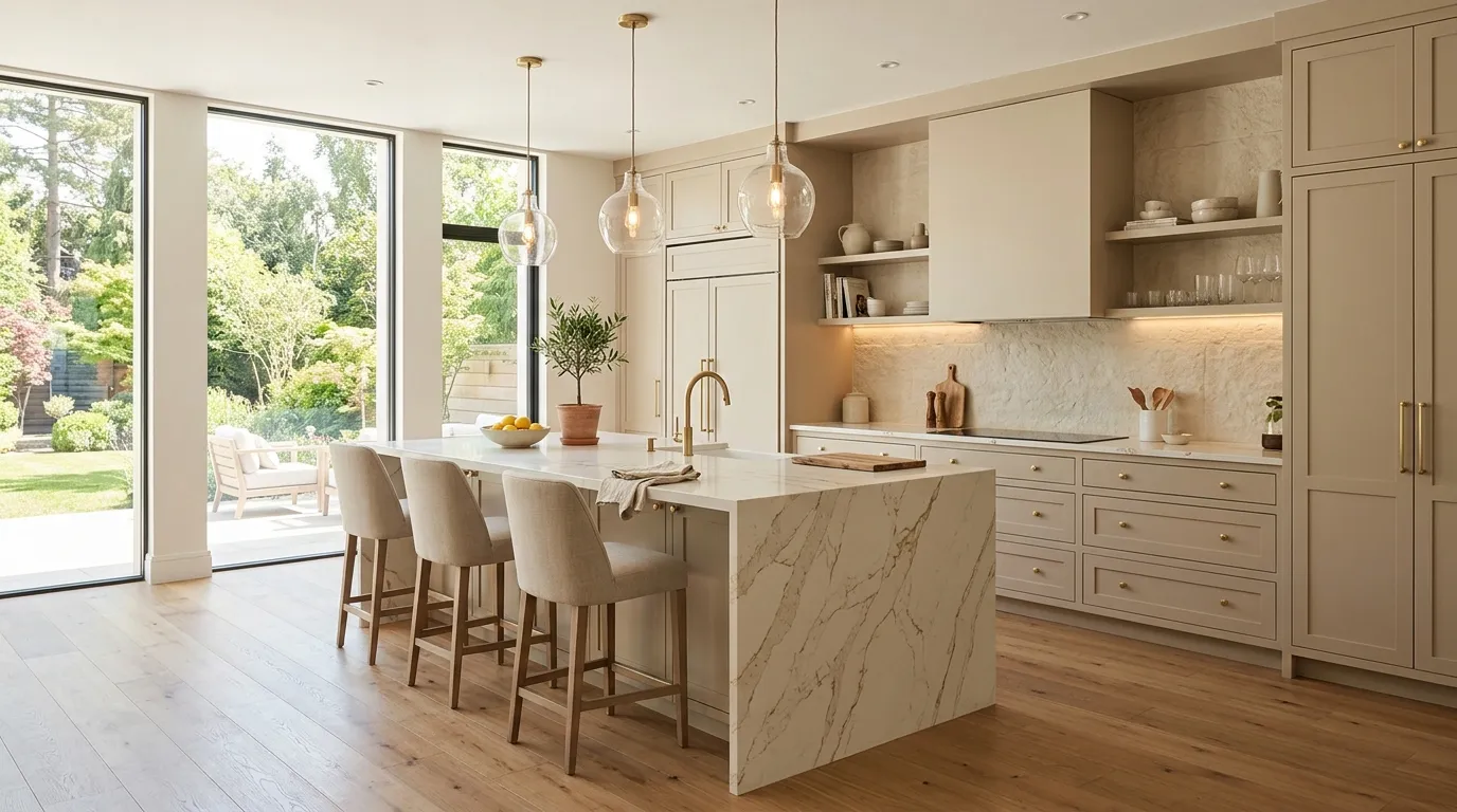Cashmere Beige Cabinets