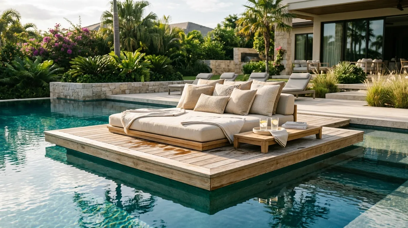 Floating Daybed Deck