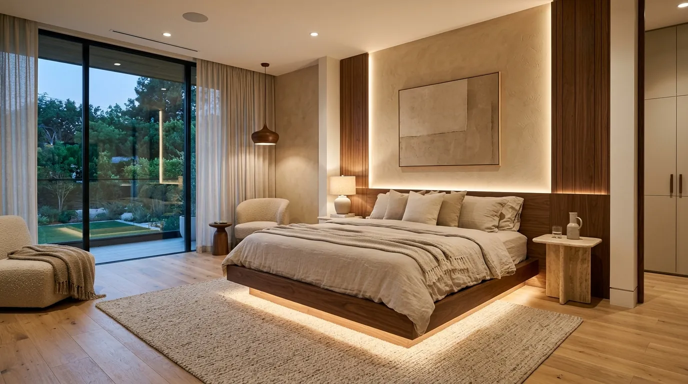 Floating Platform Bed