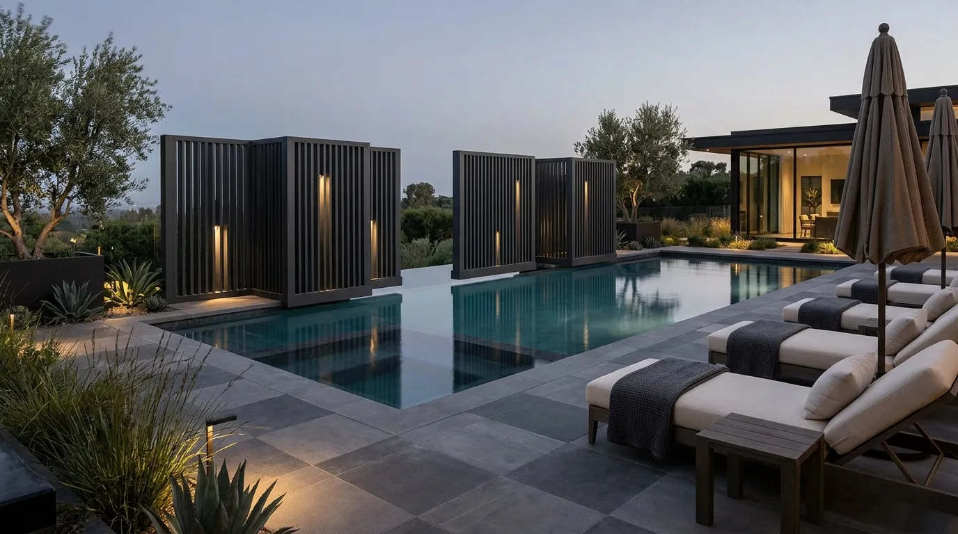 Floating Privacy Screens