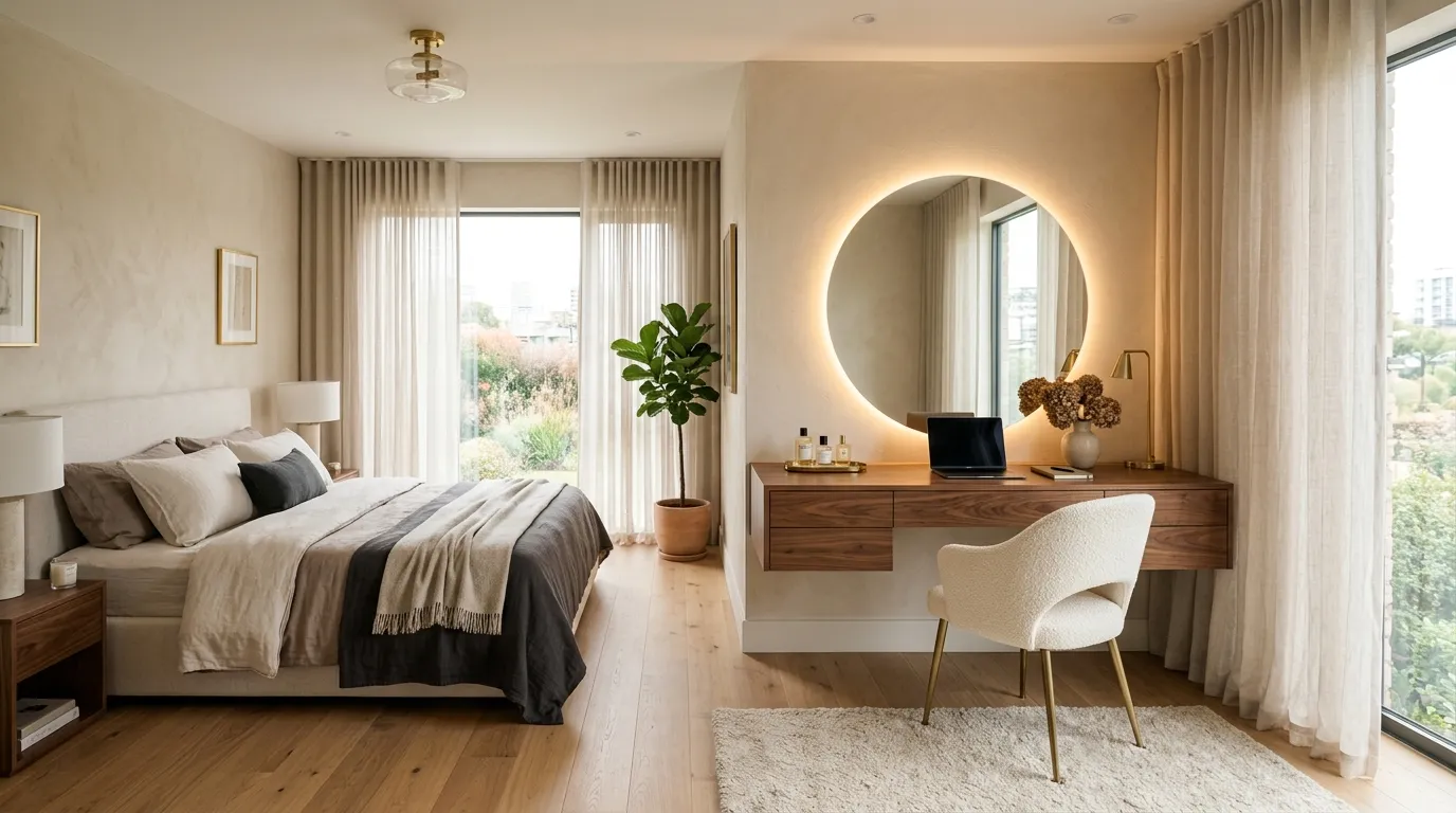 Floating Vanity Desk