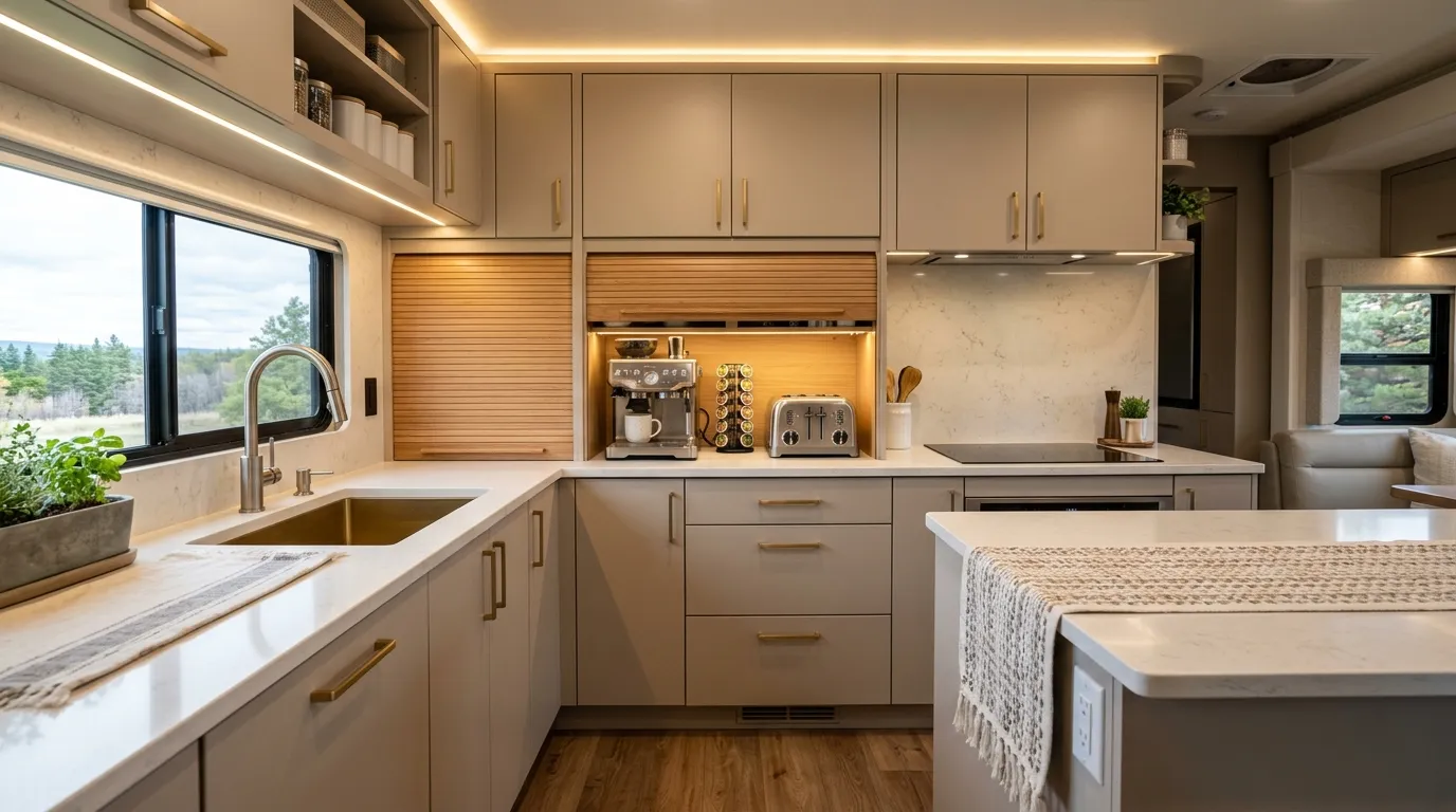 Hidden Appliance Garage