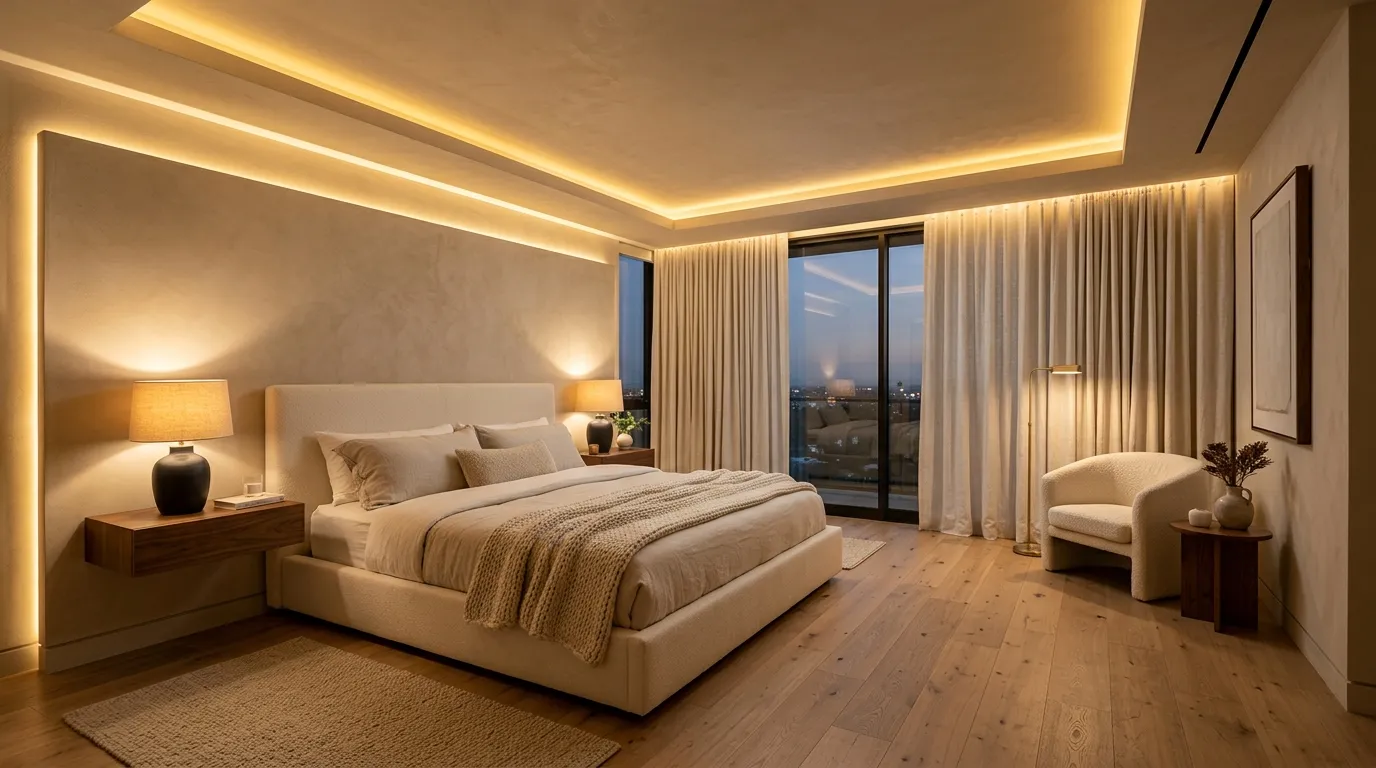 Hidden LED Cove Lighting