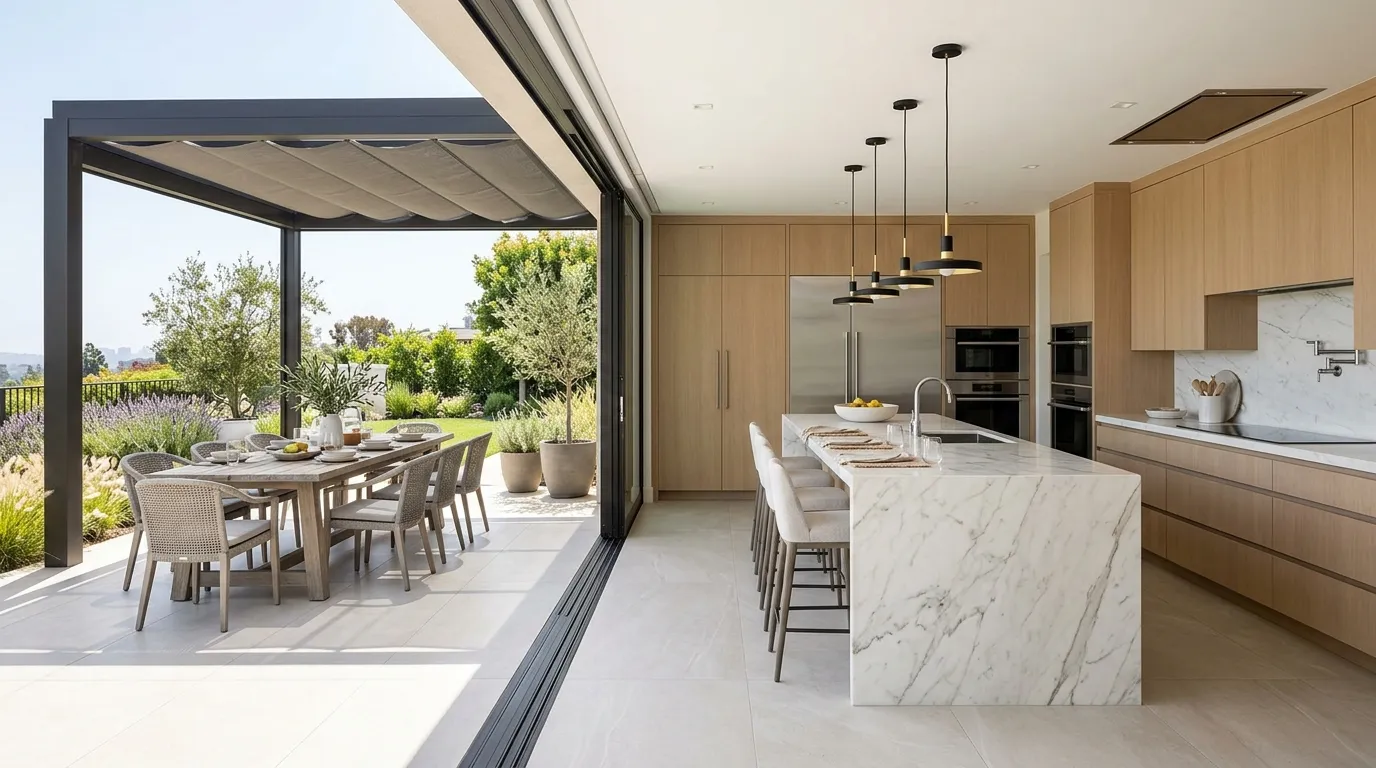 Indoor-Outdoor Kitchen