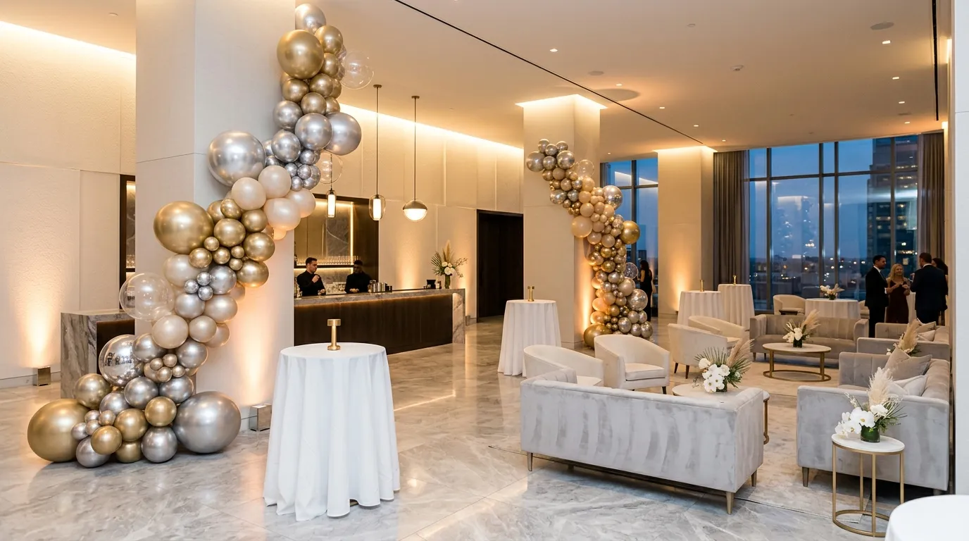 Metallic Balloon Clusters