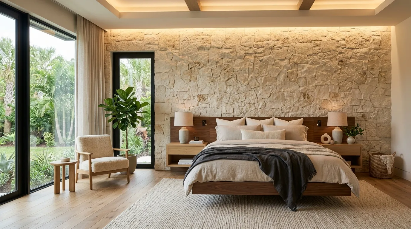 Stone Veneer Feature