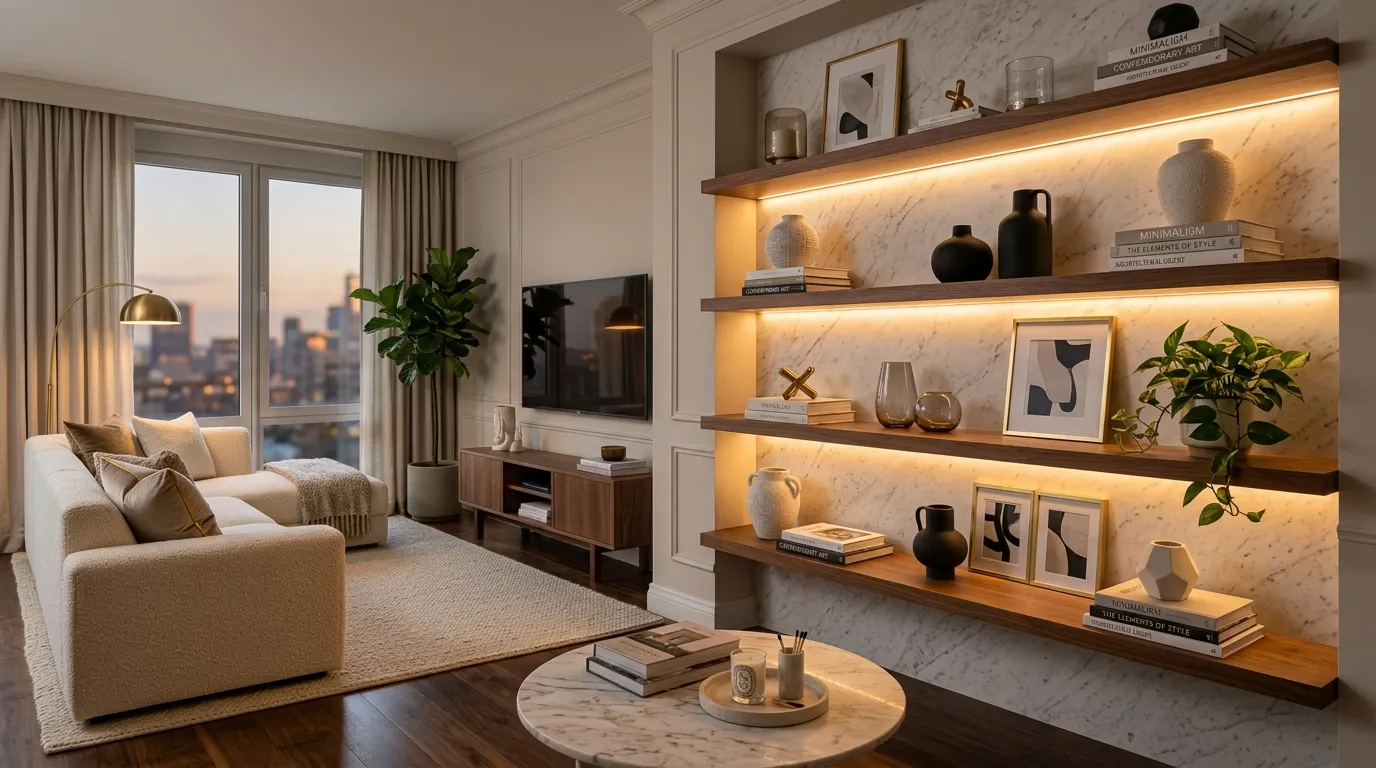 Integrated LED Shelving