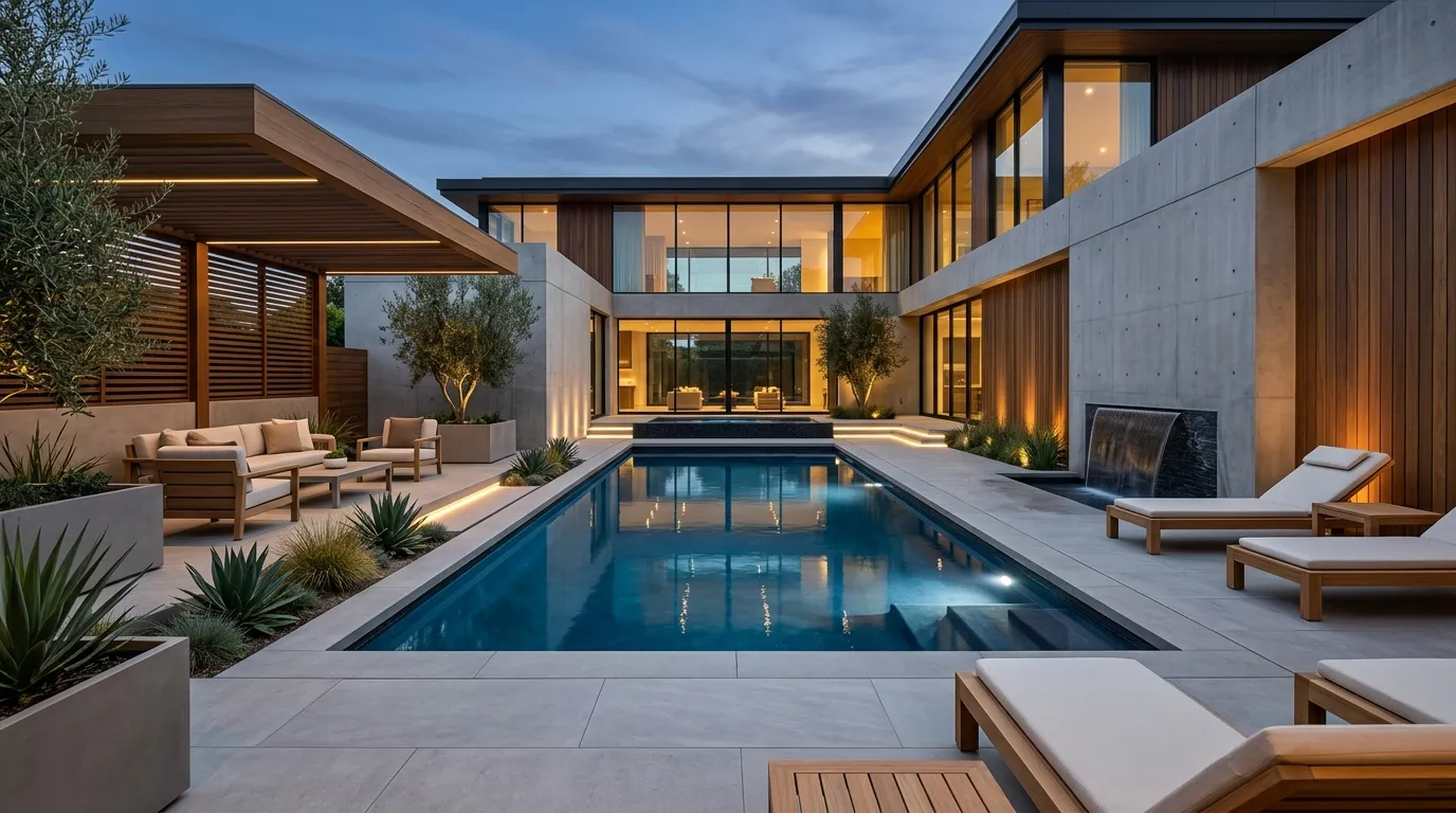 Modern Courtyard Layout