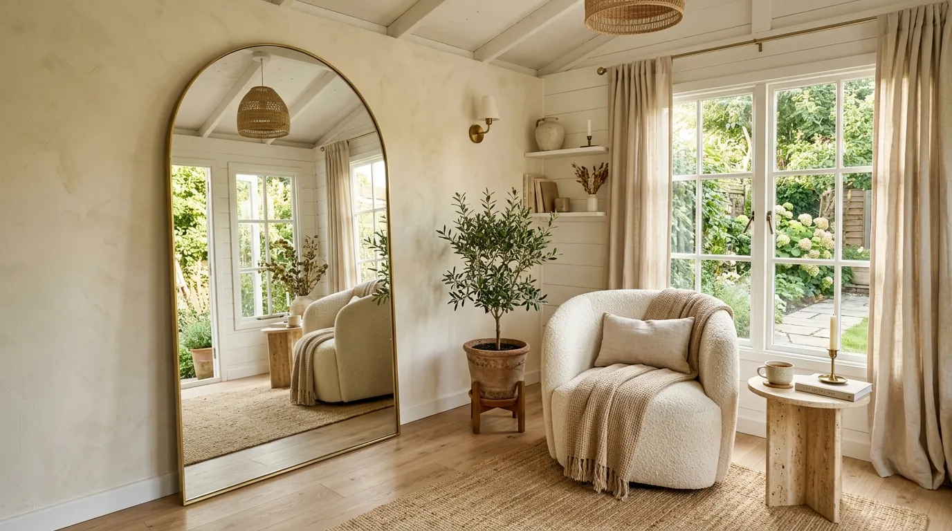 Oversized Statement Mirror