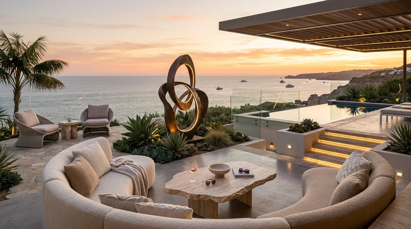 Sculptural Outdoor Lounges