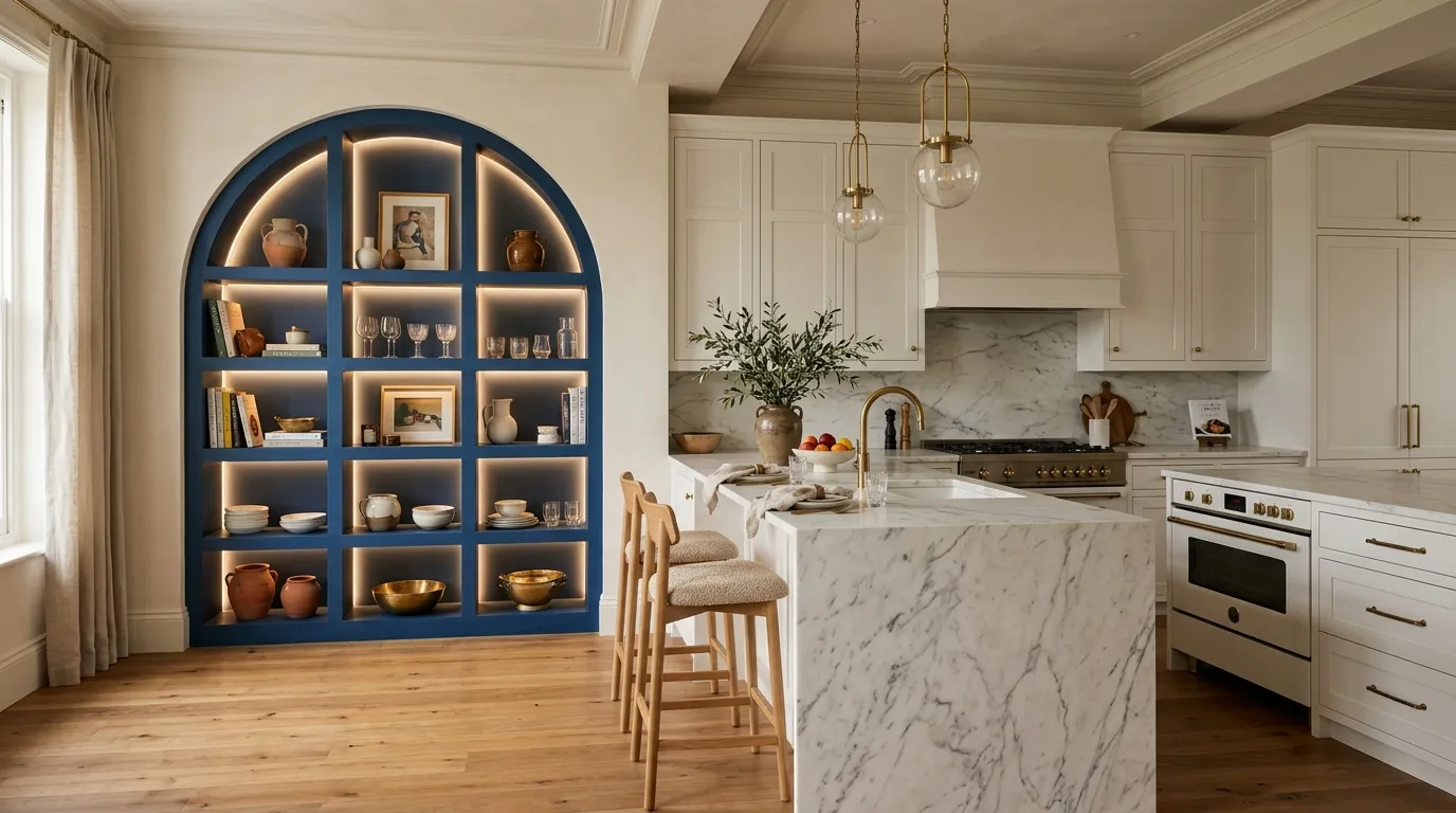 Blue Arch Display