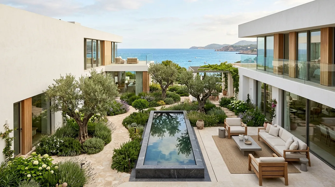 Coastal Courtyard Gardens
